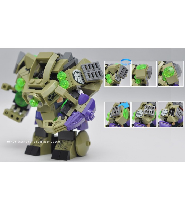 Promosyon oyuncak 234 parça robot lego kahramanlar Hulk